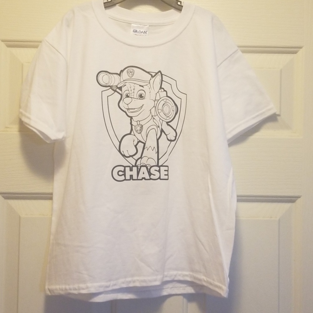 Custom  made Chase Paw Patrol shirt
